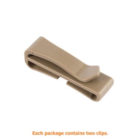 TACNEX Tactical Backpack Strap Clip Webbing Replacement Clip Keeper Holder MOLLE Belt Hook Retainer Harness/Sling/Bag/Military Strap Stays Organizers 1" Wide KK 2 PCS