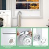Memrita Dryer Vent Window Kit for 4" Diameter Dryer Vent