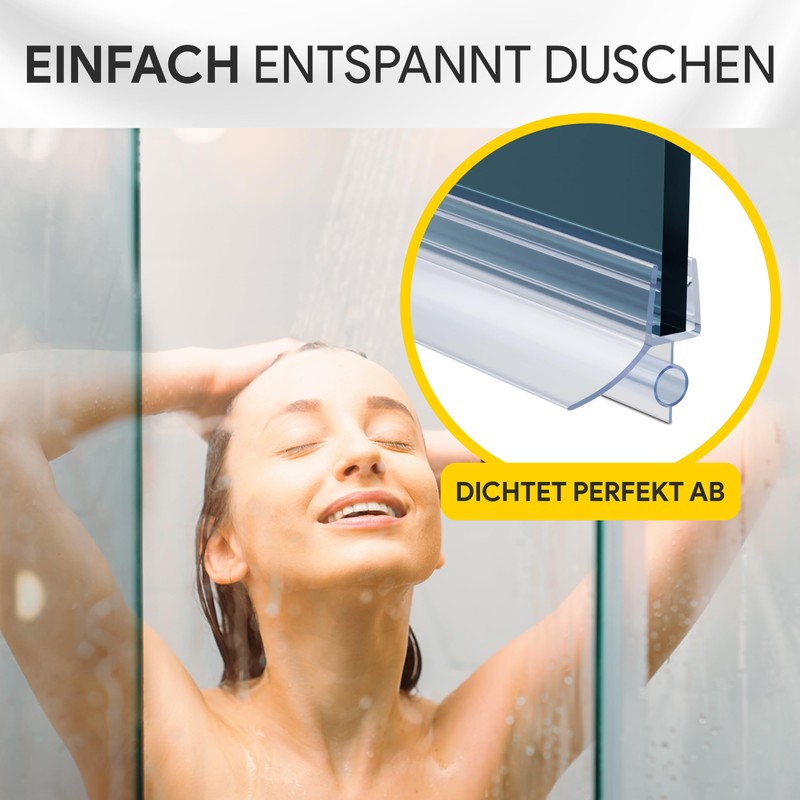 Shower Seal PVC Replacement Seal Shower Bathroom Type 18 200