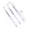 Xiaoya 3 Pinceles Liner Fino Mano Alzada Nail Art Uñas
