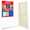 2-Pack 24x36 Stretched Canvas 13.4oz Warp-Resistant for Oil & Acrylic