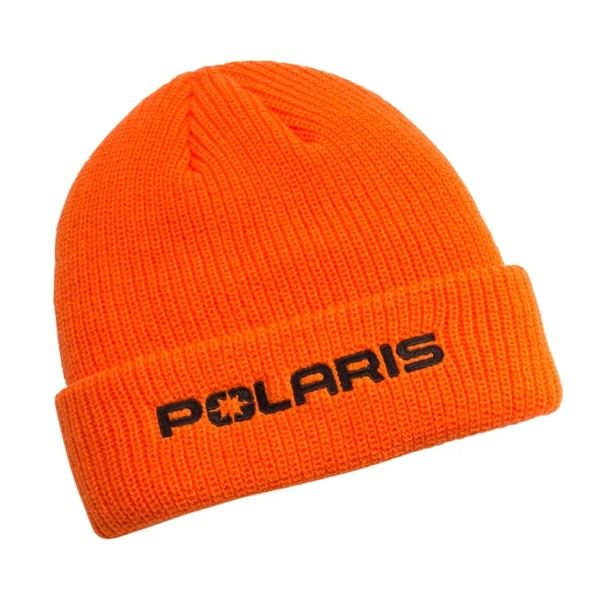Polaris Mens Core Beanie Two-Layer Ribbed Warm Winter Polyester Hat