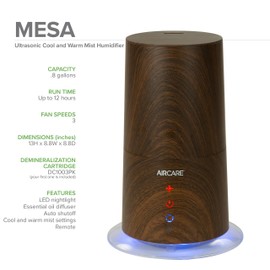 AIRCARE Ultrasonic Cool & Warm Mist Humidifier-MESA