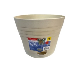 Misco Home And Garden Plant Spa Self-Watering Pots 10 Pack In The Color Light Tan & Black