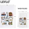 LEVLO San Francisco Kitchen Towel San Francisco Souvenir Gift San