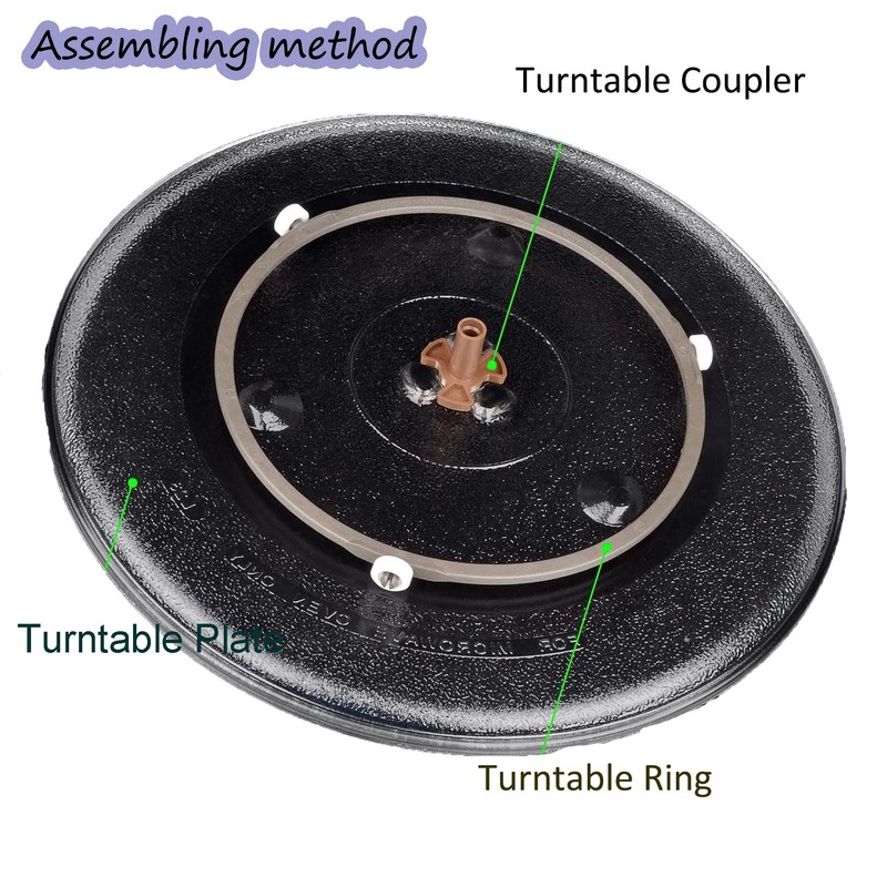2 Pcs 0.59" Microwave Turntable Coupler, Microwave Oven Turntable Roller