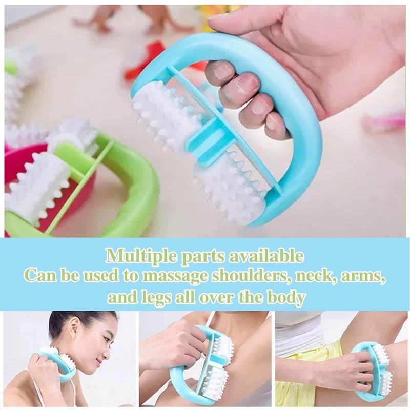 2 Piece Massager, Manual Roller Massager, Portable Massager, Mini Massager,