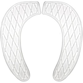 Gel Toilet Seat Cushion Washable Toilet Seat Cover,Tank Lid Covers Pads, Gel Toilet Seat Cushion Cover Pad for Bathroom Travelling(Clear)