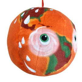 Thunderheads Hot Planet Plush - Educational Earth Plushie, Cute Science Learning Tool, Climate Gift, Stuffed Weather Toy, Global Warming, Environmental Learning, Sustainable, from Recycled Materials