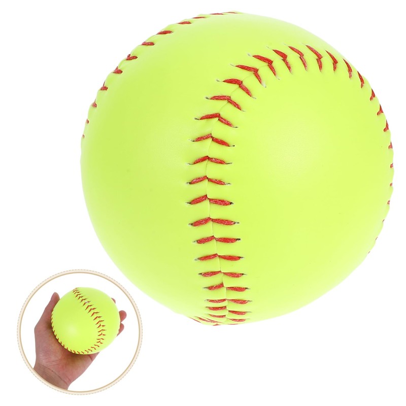 Kisangel Handmade Softball for Baseball Softball Practice Lightweight Outdoor Training
