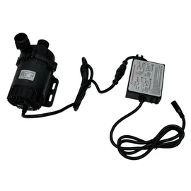SHYSKY Heavy Duty Low Noise 12V 80W Micro Brushless DC Water Pump DC60G-12100S-1 32ft 845GPH, DRY RUN Protection, For Cooling Circulation Pressure Sys
