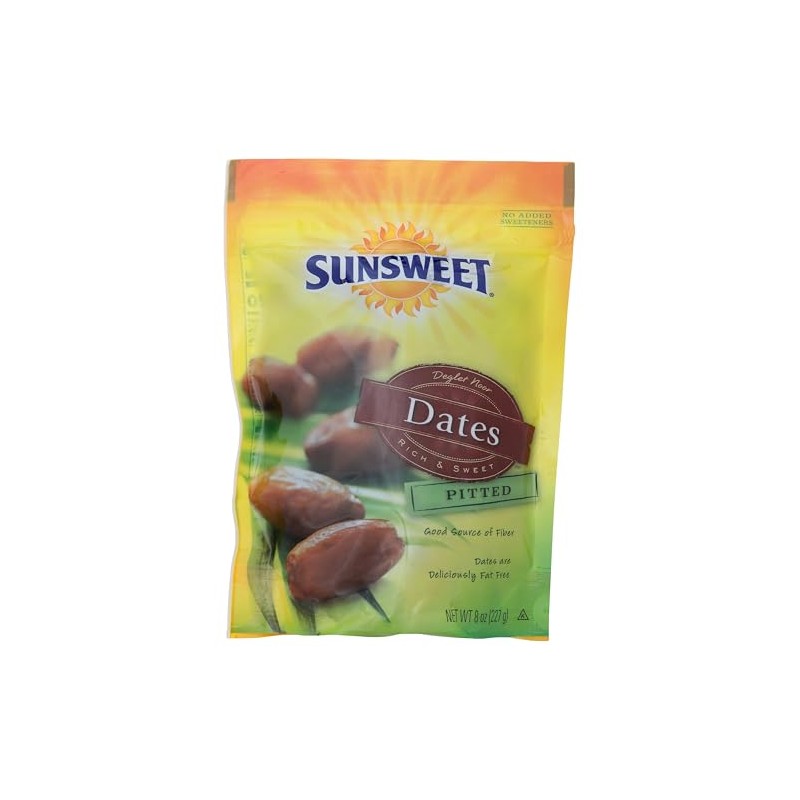 Sunsweet Pitted Dates, Rich and Sweet, 8 Ounce