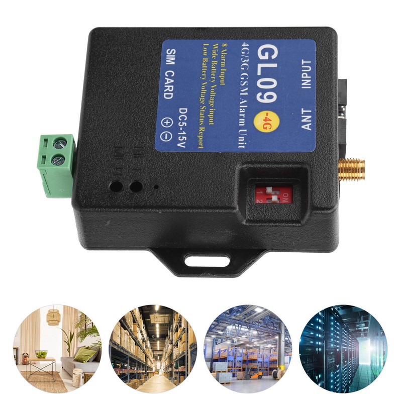 4G/3G/GSM Alarm Security System Alert Module 8‑Channel Input Low Consumption