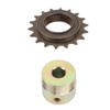 Single Speed Bike Freewheel 18T Threaded Bicycle Freewheel with 13mm