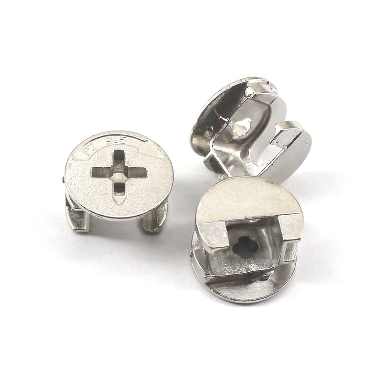 Pack of 25 Furniture Connectors Eccentric Cam Lock Fittings Wardrobe
