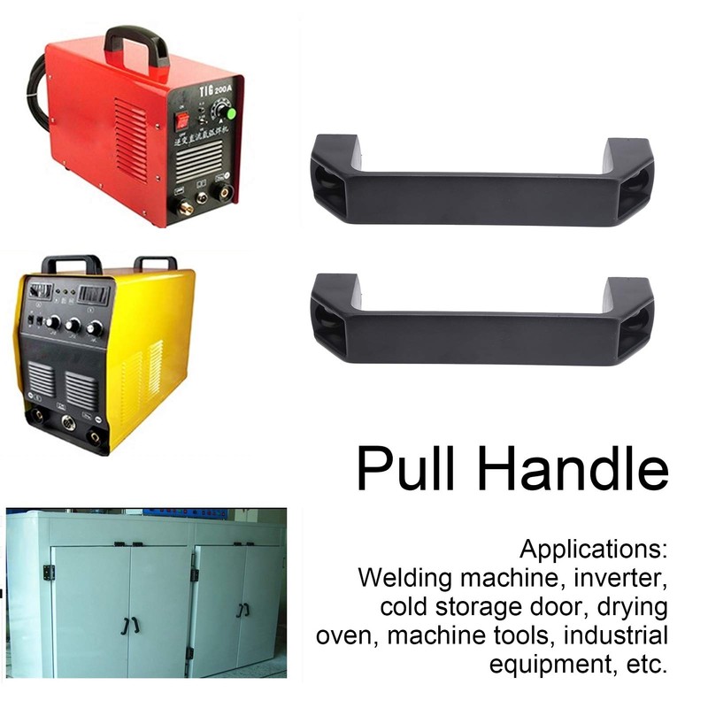 4PCS 8.5mm Nylon Plastic Pull Handle Rectangular Industrial Pull Handle