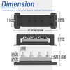600A Bus Bar 12V Power Distribution Block with 3/8" (M10)