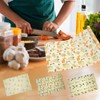 Eco Friendly Beeswax Food Wrapping Paper Reusable Food Packaging Paper