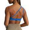 Aoxjox Women's Workout Sports Bras One Shoulder Astoria Asymmetrical Bra