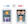 Mini Refrigerador con Espejo, Capacidad 4 Litros, Color Blanco, Modelo