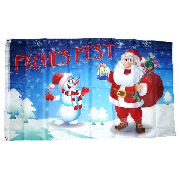 Snowman Flag 90 x 150 cm