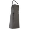 Premier Colours Bib Apron / Workwear (One Size) (Dark Grey)