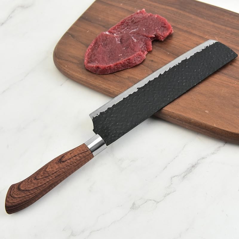 6 PCS Kitchen Knife Set and sharpener without Block, High