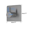 Fotosnow Adhesive Hooks Towel Hanger Wall Hooks for Hanging Coat,