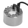12 Lights Colorful Fog Maker Stainless Steel Water Mist Atomizer