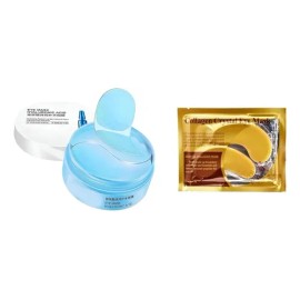 60 Parches Ácido Hialurónico Contorno Ojos Y Par 24k Ojeras