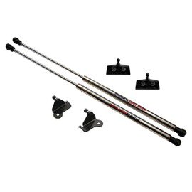 Redline Tuning 21-20002-03 Hood QuickLIFT ELITE Bolt in System V2 Compatible with Jeep Wrangler JK 2007-17 (Stainless Steel Struts, 5 year warranty)
