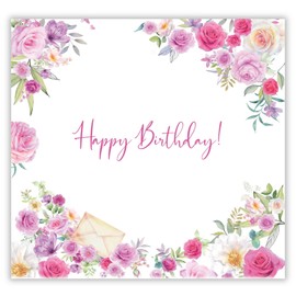 Noel Tatt Special Friend 3D Pop Up Birthday Card - Happy Birthday Card with Champagne and Roses Design and Special Finishes - Birthday Card for Women