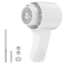 Rv Toilet Foot Pedal, Modified Plastics Flush Pedal Replacement Compatible with Dometic 300/310/320/321 RV/Camper Toilet (White)