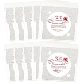 Buon Vino Mini Jet Wine Purifier Filter Pads 10-Count (Pack of 3), #2 Polishing Filters for Sediment, Home Brewing Supplies, Filtration System Accessories for Wine Starter Kit