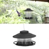 Bird Feeder 1L Durable ABS Easy Filling Transparent Container Portable