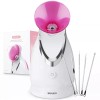 EZBASICS Facial Steamer Ionic Face Steamer for Home Facial, Warm