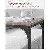 VASAGLE VASAGLE C-Shaped End Table, Side Table for Sofa, Couch