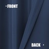 BONZER Wide Waterproof Outdoor Curtains for Patio Heavy Privacy Sunlight