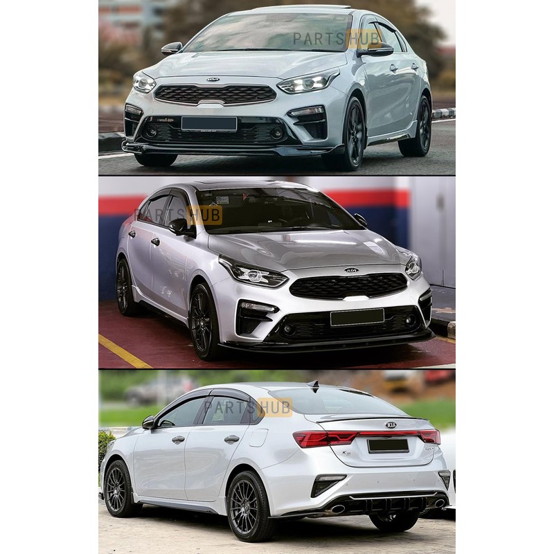 Fits for 2019-2024 Kia Forte K3 Sedan KDM Sporty Black