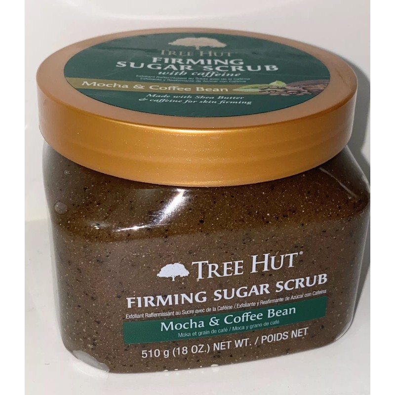 Tree Hut Skin Firming Exfoliating Sugar Scrub w/ Caffeine Mocha