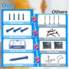 100PCS Concrete Screws Assortment Kit, 1/4" x1-1/4 Masonry Screws with