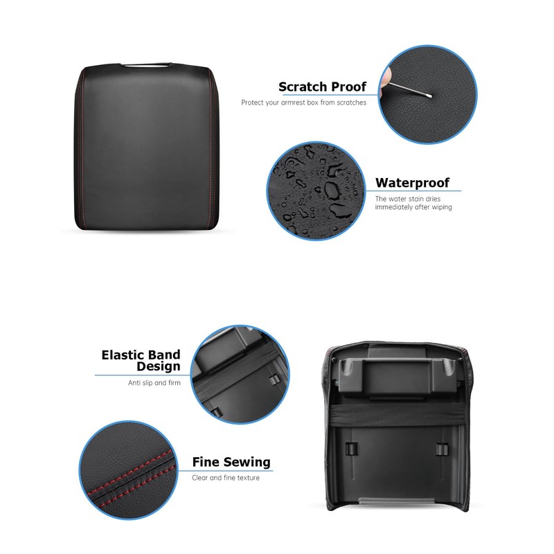 INTGET Center Console Cover for Ford F150 Accessories 2015-2020 2016