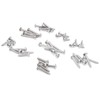 45Pcs SelfTapping Screw Set Cross Oval Head 304 Stainless Steel