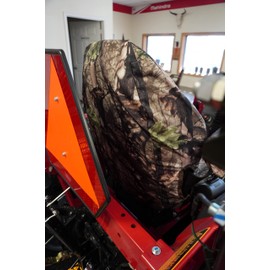 Durafit Seat Covers, Compatible with Mahindra Seat Covers for All Current Tractor Models with one Piece seat with armrests. Not for Suspension Seats. (DS1)