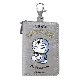 Meiho Smart Key Case, Im Doraemon, Gray, 4.9 x 2.2 inches (12.5 x 5.7 cm)