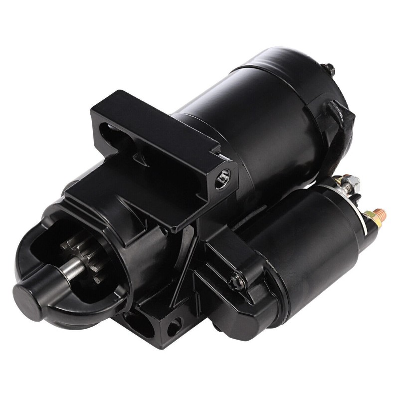 GEARZAAR 1PC 50-863007A1 Black Starter For Mercruiser Model 3.0 4.3
