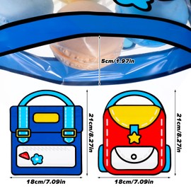 Ymapinc 20Pcs Colorful Party Favor Bags with Sealing Strip and Handle - Goodie Bag for Birthday, Goodies for Kids Party Bags, Cute Candy Pouch with Zip Lock Seal