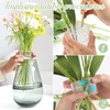 Xinlon Pack of 4 Flower Stem Holder Spiral Stem Holder