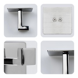 esahpss 304 Stainless Steel Hook Clothes Hook Pendant with Bright Light 5.49 * 5.49cm, 2 Pieces for Sale