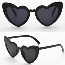 8Pcs Heart Sunglasses for Women, Vintage Heart Shaped Sunglasses, Bachelorette Gifts for Bride Party Accessories